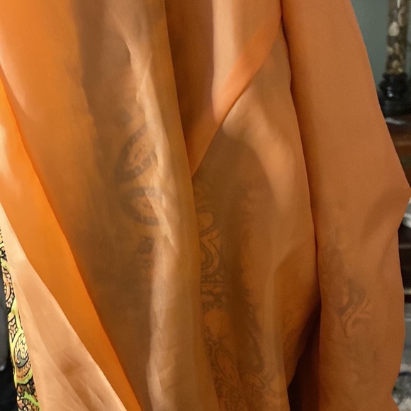 Handmade silk paisley blazer one of a kind. - Picture 9 of 12